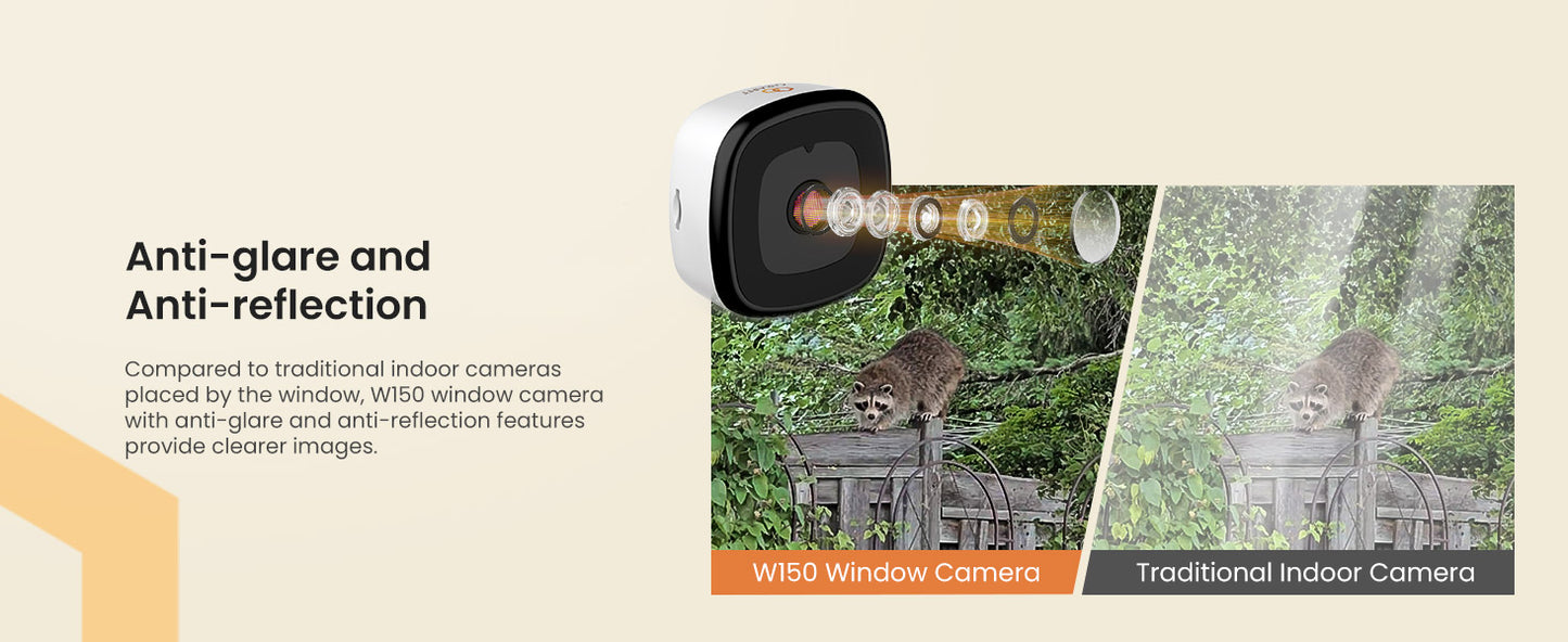 Chromamax 3MP 2K Window Camera for Home Security